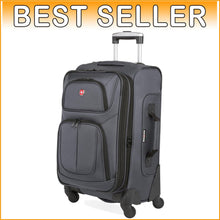 Load image into Gallery viewer, Versatile 21-Inch Softside Carry-On with Durable Design &amp; Organizational Pockets