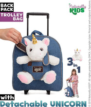 Load image into Gallery viewer, Lightweight Unicorn Kids Suitcase with Rolling Wheels - Ideal for 3-9 Years