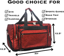 Load image into Gallery viewer, Lightweight 23" Canvas Duffle Bag - Perfect for Gym, Travel &amp; Outdoor Adventures
