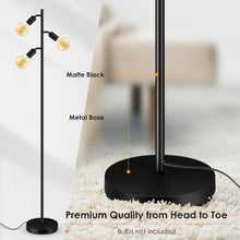 Load image into Gallery viewer, Versatile Industrial Floor Lamp - 3 Light Adjustable Design for Stylish Spaces