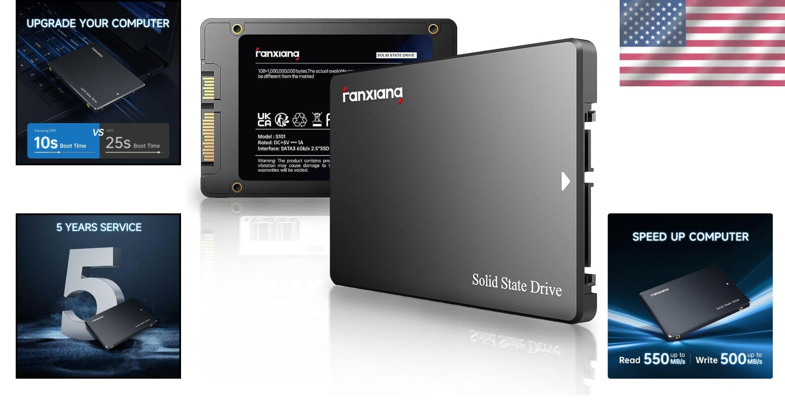 S101 1TB Solid State Drive - Enhanced Performance & Fast Installation (2.5 inch)