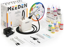 Load image into Gallery viewer, Mini Airbrush Kit with Quiet Compressor &amp; 12 Colors - Perfect for Artists