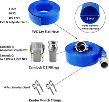 Load image into Gallery viewer, Essential 2" x 100' PVC Swimming Pool Drain Hose with Easy Storage Features
