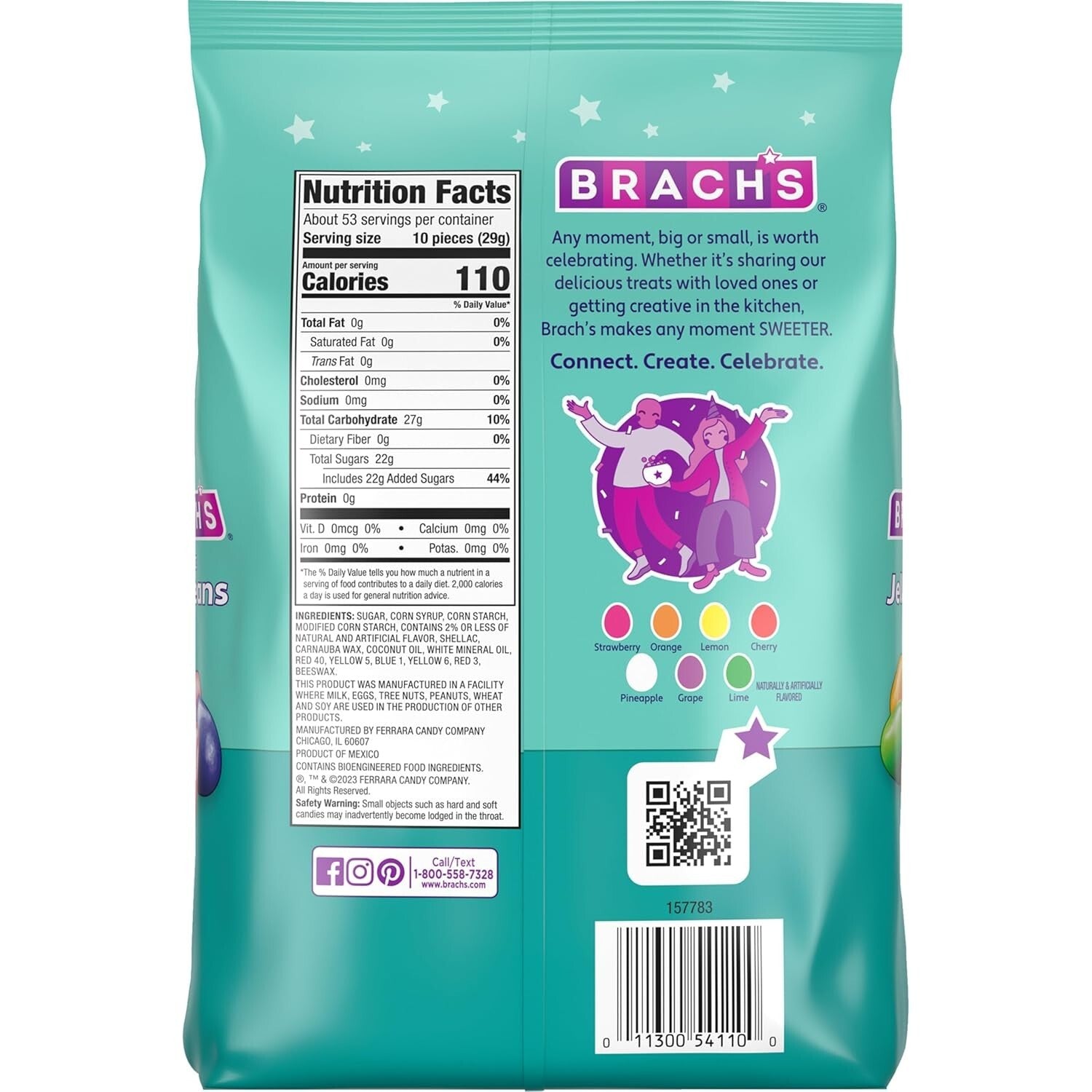 54 oz Bulk Classic Jelly Beans - Assorted Fruity Flavors for Every Celebration