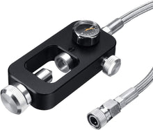 Load image into Gallery viewer, Durable DIN Valve Scuba Tank Adapter - 36 Inch Stainless Steel Hose Included