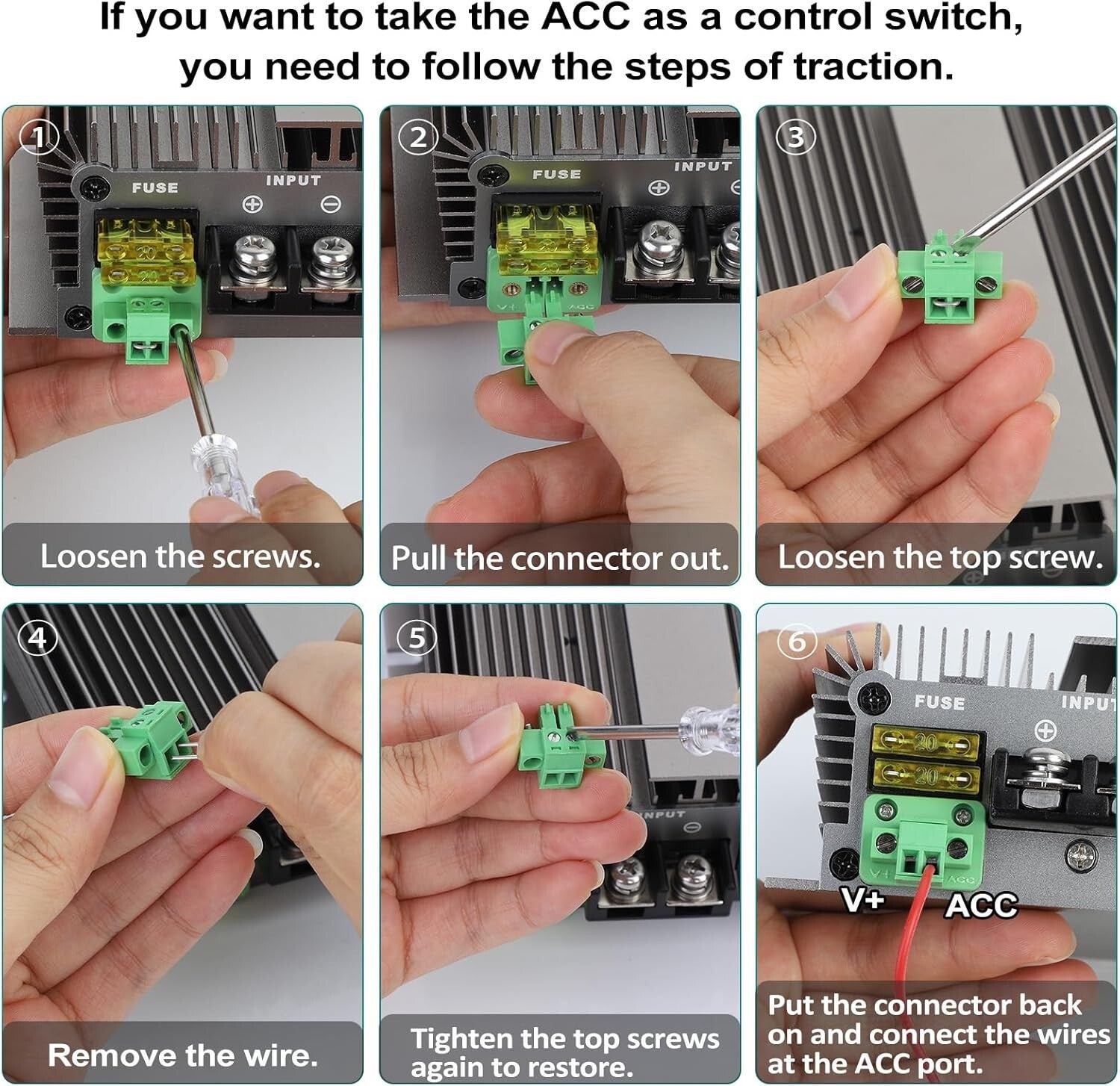 Efficient 600W Buck Converter: Step Down 48V/60V/72V to 12V DC 50A Transformer