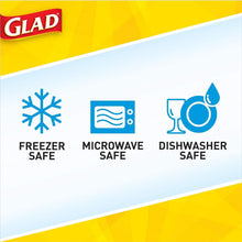 Load image into Gallery viewer, BPA-Free Modular Square Storage Containers - 30 Total: 25 Oz Each, Snap Closure