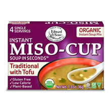 Load image into Gallery viewer, Organic Instant Miso Soup Packets with Tofu - Vegan &amp; Gluten-Free, 12 Pack
