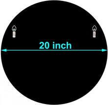 Load image into Gallery viewer, Stylish 20 Inch Round Mirror - Crystal Crush Bling for Bedroom and Living Room
