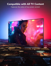Load image into Gallery viewer, Dynamic 16.4ft TV LED Backlight with RGBIC and Dual Cameras for Festive Viewing