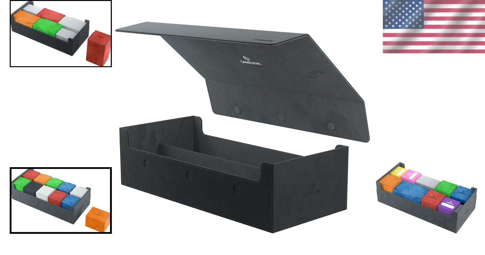 Dungeon 1100+ Game Accessory Box: Removable Compartments and Strong Closure