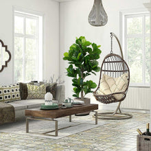 Load image into Gallery viewer, 6ft Faux Fiddle Leaf Fig Tree - Lifelike Silk Plant for Indoor/Outdoor Decor