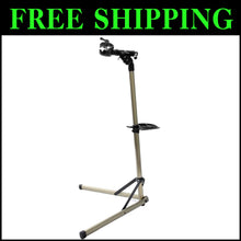Load image into Gallery viewer, Professional Quality Bike Repair Stand - Adjustable Height &amp; Magnetic Tool Plate