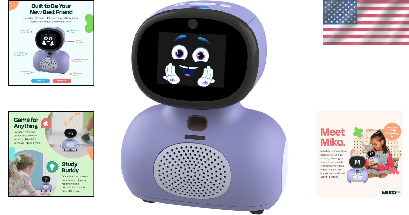 Explore STEAM Fun with Mini: The AI Robot for Kids + 30-Day Max Subscription