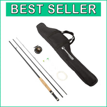 Load image into Gallery viewer, 97-Inch Collapsible Fly Fishing Combo with Accessories &amp; Carrying Case Included