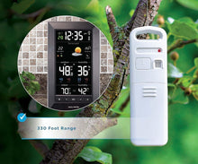 Load image into Gallery viewer, Multi-Functional Wireless Weather Station with Alarm and Indoor/Outdoor Readings