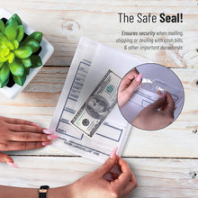 Load image into Gallery viewer, Secure Tamperproof Cash Bags - 6x9 Inch Self-Adhesive Envelopes, 500 Per Pack