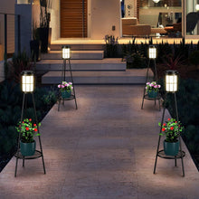 Load image into Gallery viewer, Art Deco Waterproof Solar Floor Lamps - 2 Pack with Touch Control &amp; Metal Base