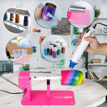 Load image into Gallery viewer, 32-Piece Epoxy Tumbler Art Kit with Low Noise Mixer and Cup Drying Racks