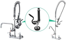 Load image into Gallery viewer, Commercial Grade Pre-Rinse Sprayer - Chrome Finished Black with Water Efficiency