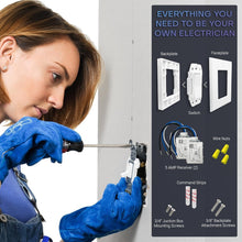 Load image into Gallery viewer, Wireless Battery-Free Light Switch Kit - Remote Control DIY Wall Switch System