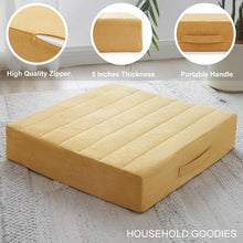 Load image into Gallery viewer, Geometric Design Memory Foam Floor Pillows - Perfect for Relaxation