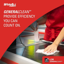 Load image into Gallery viewer, GeneralClean L30 Heavy Duty Quarterfold Cleaning Wipes - 12 Packs of 90 Sheets