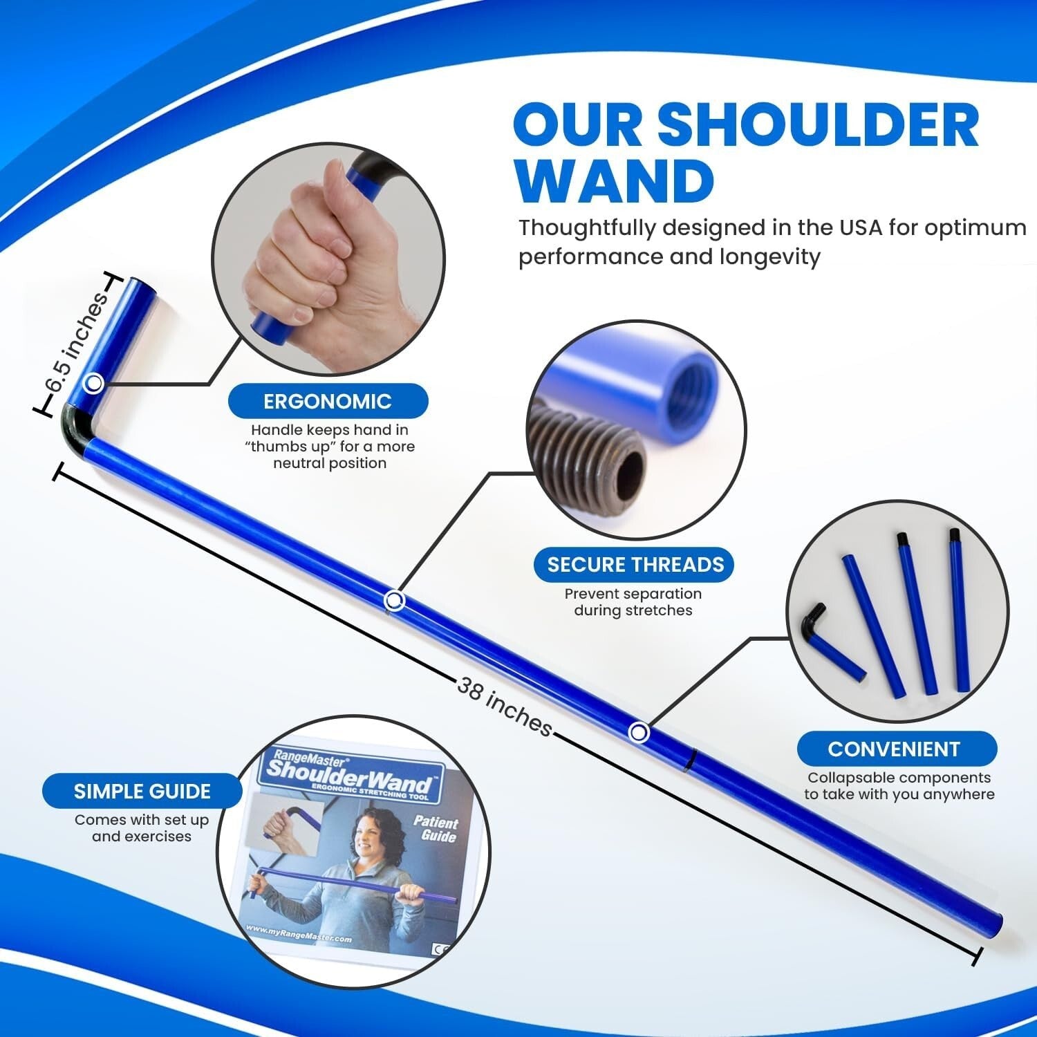 FSA/HSA Approved Shoulder Rehab Kit – Adjustable Pulley & Resistance Exercises