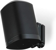 Load image into Gallery viewer, Black Wall Mount for SONOS One Speaker - Secure Tilt &amp; Swivel Functionality