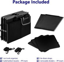 Load image into Gallery viewer, Waterproof Trunk Organizer with Reflective Stripe - 3 Compartments, Heavy Duty