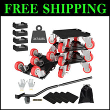 Load image into Gallery viewer, Multi-Functional Furniture Dolly with High Load Capacity and Anti-Slip Design