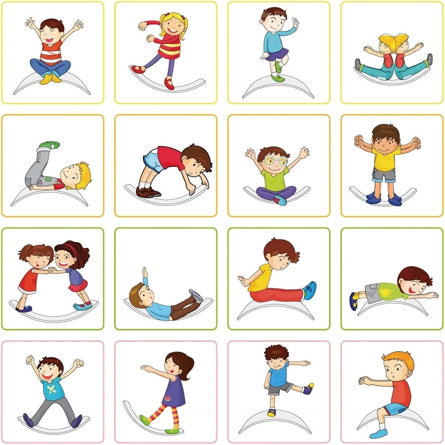 Natural Wooden Wobble Balance Board for Kids & Adults - 35 Inch Versatile Toy