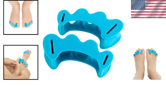 Doctor-Approved Aqua Toe Spacers - Large Unisex for Pain Relief and Alignment