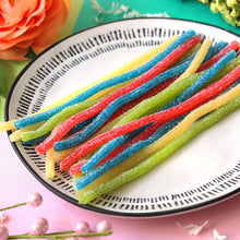 Load image into Gallery viewer, Vibrant Rainbow Fruit Flavor Straws - Chewy Sweet &amp; Sour Pack (4.5oz, 24 Count)