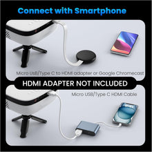 Load image into Gallery viewer, Mini Projector 1080P - 7500L Brightness &amp; 2 Speakers for Home Theater Experience