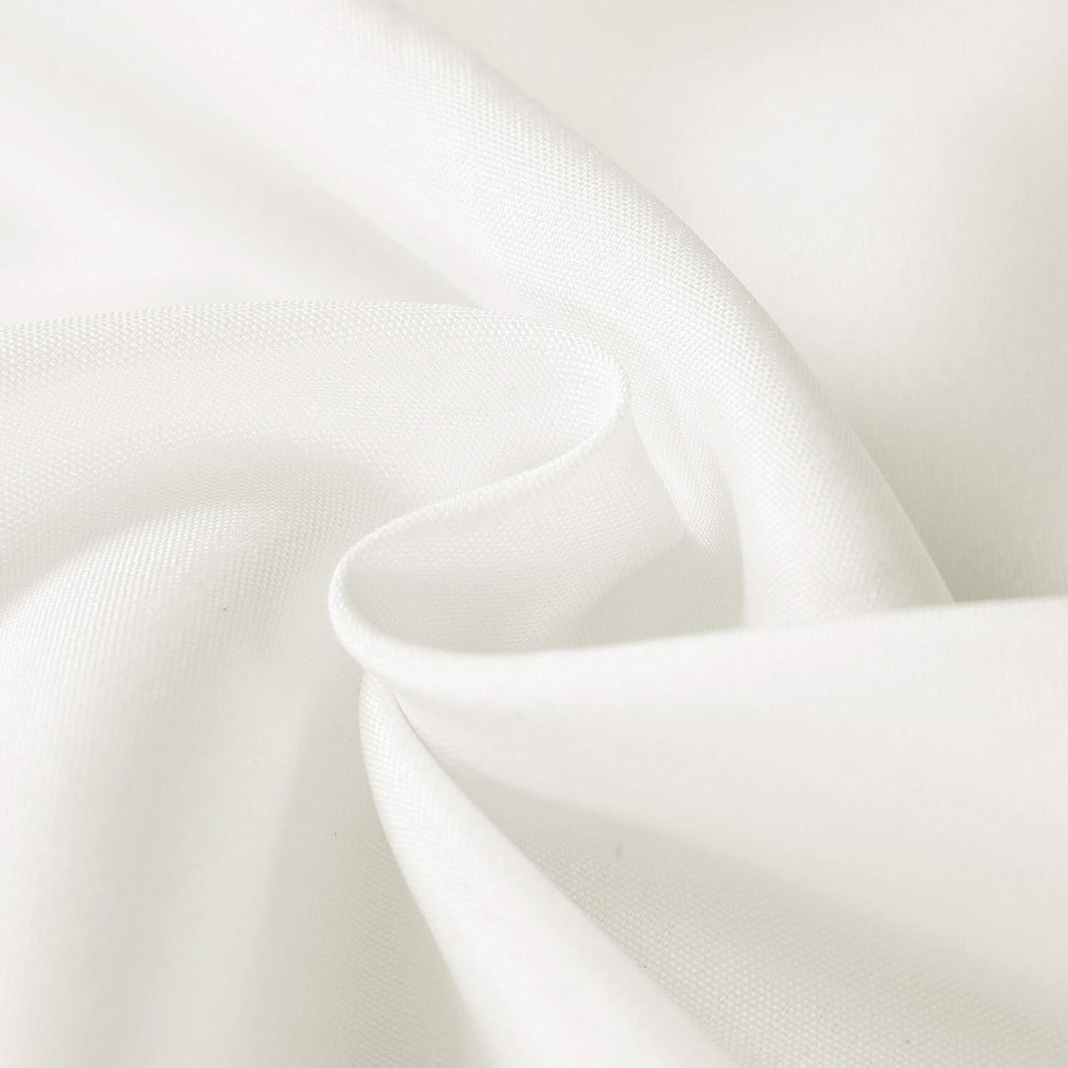 Elegant 60x120 Inch Washable Ivory Polyester Tablecloth - 12 Pack for Events