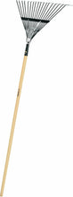 Load image into Gallery viewer, Lightweight 48-Inch Leaf Rake with Flexible Steel Tines for Effortless Raking