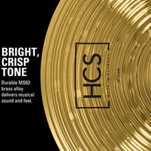 Load image into Gallery viewer, HCS 14" Crash Cymbal - Perfect for Every Musical Style with Bright Brass Finish