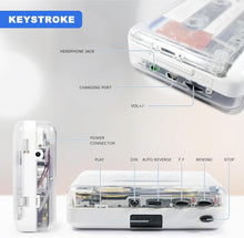 Load image into Gallery viewer, Cassette to MP3 Converter with Stereo Playback - Auto-Reverse &amp; Copper Design