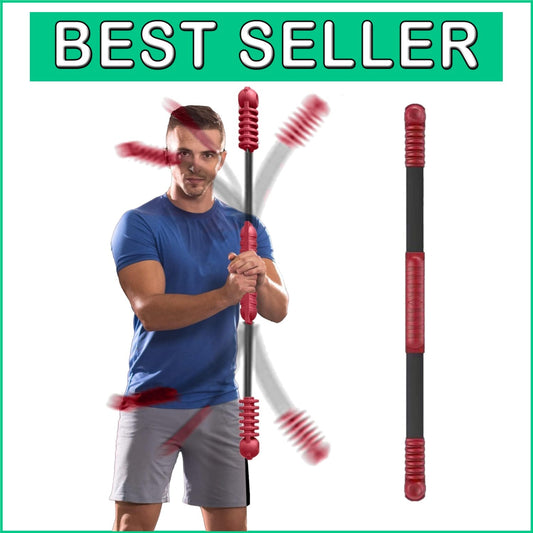 Elastic Fitness Bar - Multi-Functional Workout Stick for Home Gym Training