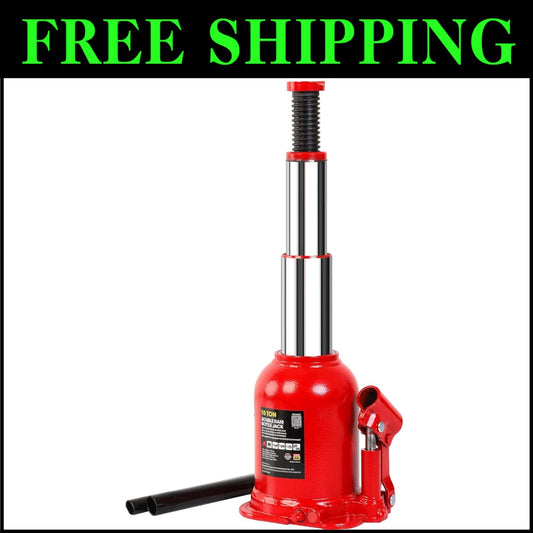 High-Capacity 10 Ton Hydraulic Jack with Adjustable Features for Auto Repairs