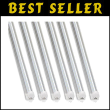 Load image into Gallery viewer, T8 LED Shop Light 6FT, 8500LM, 5000K - Bright Linkable Garage &amp; Workshop Lights