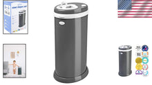 Load image into Gallery viewer, Award-Winning Slate Steel Diaper Pail - Odor Locking &amp; No Special Bags Needed