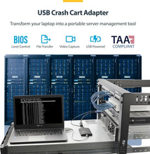 Load image into Gallery viewer, Multifunctional Portable KVM Adapter - USB &amp; VGA for Effective Maintenance