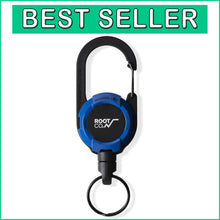 Load image into Gallery viewer, Modern Magnetic Retractable Key Holder with Carabiner - Compact 25.5” Design