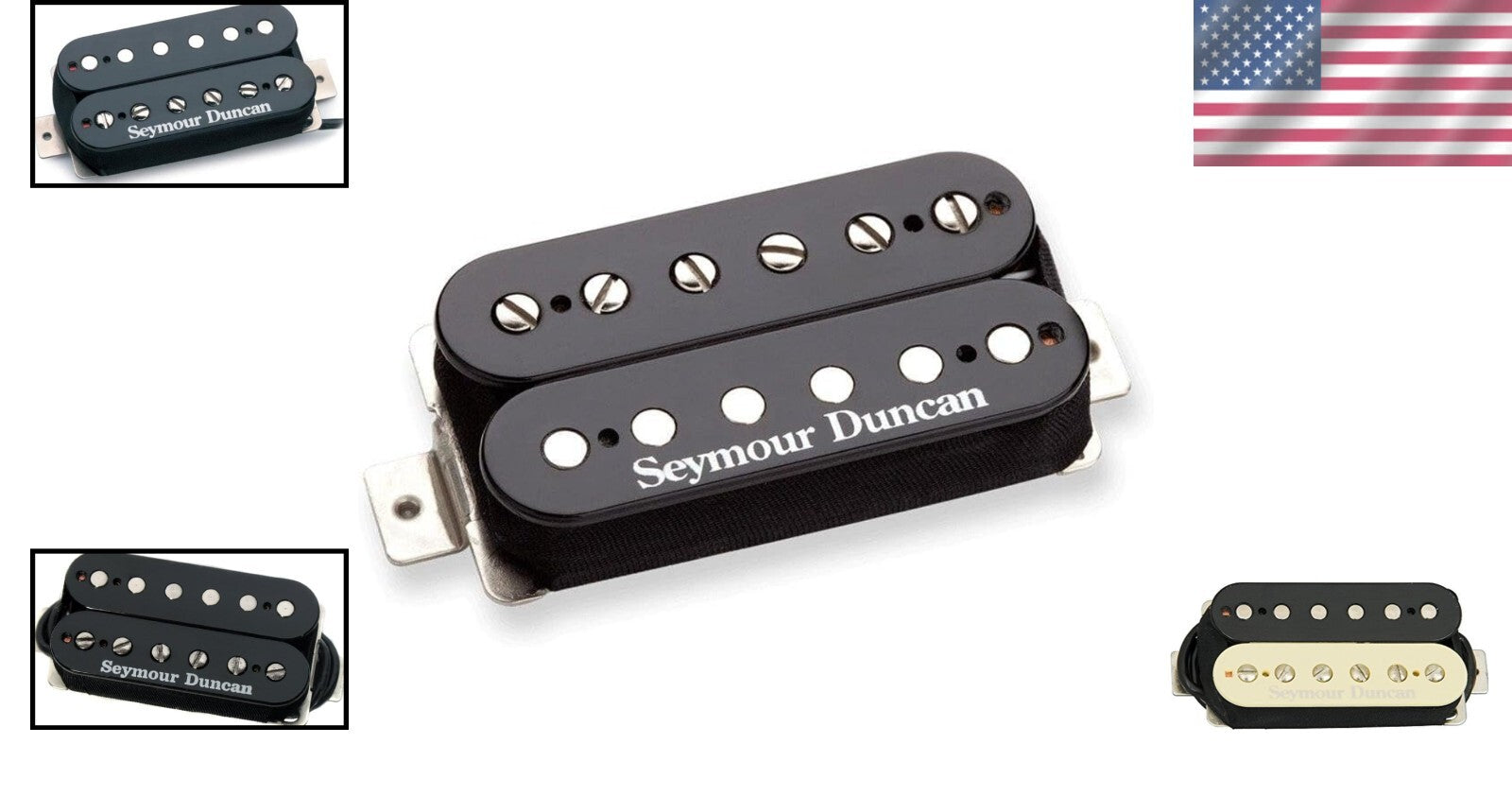 SH-4 JB Bridge Humbucker Pickup - Versatile High Output for Electric Guitars