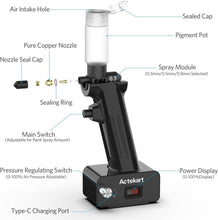 Load image into Gallery viewer, Adjustable Air Pressure Cordless Airbrush - 4 Modular Tips for Versatile Use