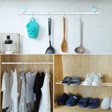 Load image into Gallery viewer, Premium Adjustable Tension Rods, Anti-Skid Ends &amp; Easy Installation, 6-Pcs