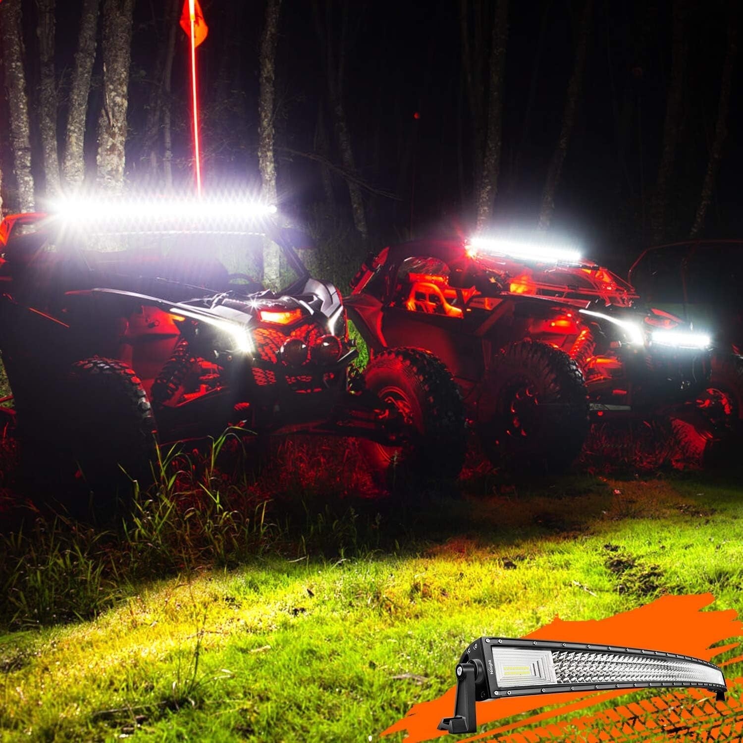52-Inch LED Light Bar - 783W Triple Row Combo Beam for Off-Road Trucks & Boats