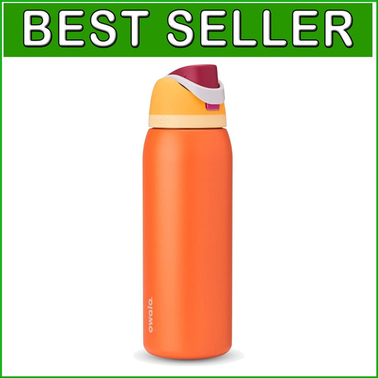 FreeSip 40 oz Steel Water Bottle with Versatile Straw for Active Lifestyles